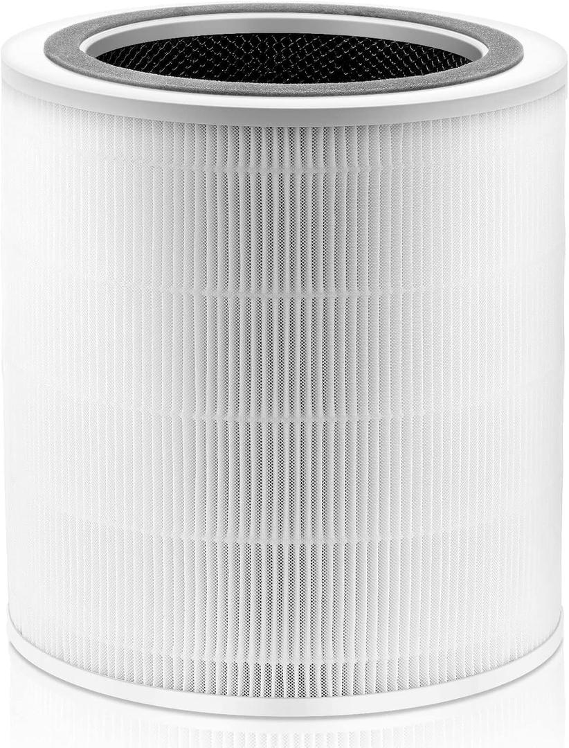 Core 400S Replacement Filter for LEVOIT Core 400S Smart WiFi Air Purifie-r, Core 400S-RF 3-in-1 True HEPA Activated Carbon Pre-Filter, LRF-C401S-WUS, 1 Pack