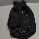 Dog Puffer Jacket for Small & Medium Dogs, Waterproof Windproof Warm Dog Winter Coat, Lightweight Cold Weather Pet Vest with Leash Hole and Adjustable Fit, Black, Medium