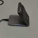 3 in 1 Magnetic Wireless Charger for Samsung, Foldable MagSafe Wireless Charging Station for Samsung Galaxy S25Ultra/Z Fold7/Flip7/S24, Watch Charger for Galaxy Watch 8/Ultra/7/6/5/4/Buds (Grey)