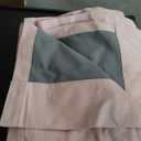 100% Blackout Shield Linen Blackout Curtains for Bedroom 84 Inches Long, Back Tab/Rod Pocket Living Room Drapes, Thermal Insulated Blackout Curtains 2 Panels Set, 50" W x 84" L, Blush Pink