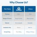 12Pcs Picnic Tablecloth Clips for Outdoor Tables - Stainless Steel Large Table Cloth Clip, Fits for 2.5 Thick Tables, Metal Clamps for Picnic Table Clips, Dining Table Cloth Holder