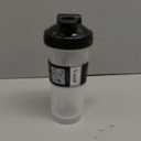 BlenderBottle Classic V2 Shaker Bottle Perfect for Protein Shakes and Pre Workout, 28Ounce, Clear/Black