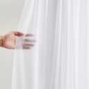 Wedding Arch Draping Fabric 3 Panels 30" X 20FT Sheer Arch Drapes Fabric White Backdrop Curtains for Wedding Arbor Ceremony Birthday Party