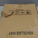 SESEAT Picture Frames Collage, Gallery Wall Frame Set with 11x14 8x10 5x7 4x6 Frames in 3 Different Finishes, Set of 10 (Black&Rustic Brown&Light Brown)