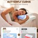 Dream Without Pain Cervical Neck Pillow for Sleeping, Ergonomic Side Sleeper Pillows for Adults, Cooling Orthopedic Pillow for Neck Relief Support, Memory Foam Pillows Back Stomach Sleepers, Gray