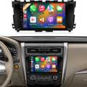 2+32GB Android Car Radio for Nissan Altima 2013-2018 with Wireless Carplay Android Auto - 9 Inch IPS Touch Screen Stereo for Nissan Altima with In-dash GPS WiFi BT FM/RDS Receiver Rear Camera