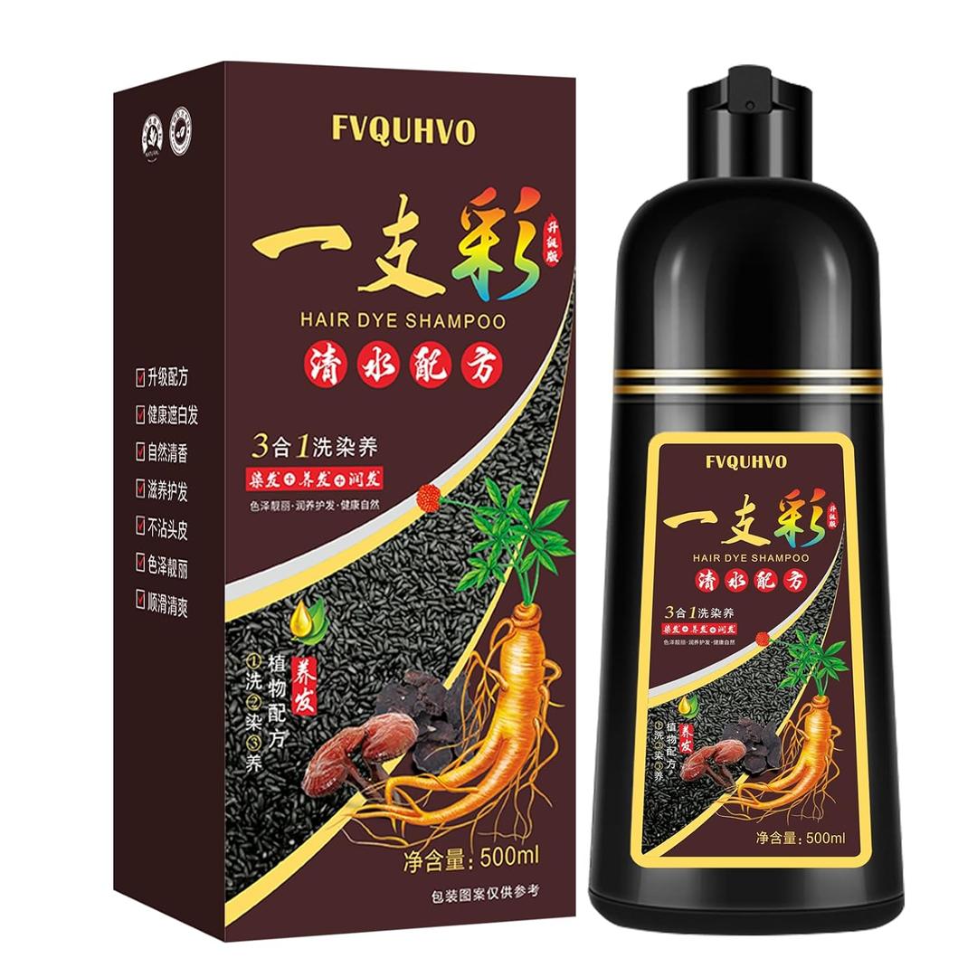 Instant Silver Gray Hair Dye Shampoo