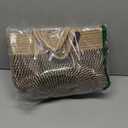 Jute Rope Basket - 10"x10" Woven Plant Pot Holder with Handles, Boho Indoor/Outdoor Planter Cover, Multifunctional Storage (small, Brown and Black)