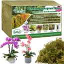 Halatool 3.3LB Green Forest Natural Sphagnum Moss for Plants - Fluffy Orchid Moss for Repotting, Dried Plant Moss for Indoor & Outdoor Potted Plants
