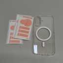 TAURI for iPhone 16 Case, Compatible with MagSafe, with Screen Protectors, Anti-Yellowing Military-Grade Protection, Shockproof Slim Magnetic Phone Case for iPhone 16 6.1", Clear