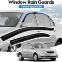 Corolla Rain Guards - Window Visors for Toyota Corolla 2003-2008, Out-Channel Side Window Rain Guards for Corolla Accessories, 4PCS, Black, Car Accessories