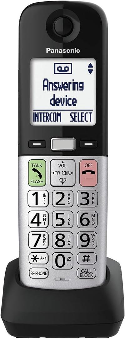 Panasonic Cordless Phone Accessory Handset Compatible with KX-TGU43x Series Cordless Phone Systems - KX-TGUA40B