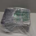 DASITON Makeup Organizer for Vanity with 2 Drawers, Stackable Cosmetic Organizer with Makeup Brush Holder, Plastic Bathroom Organizer Skincare Storage for Brushes, Eyeshadow, Lotions, Lipstick (Black)