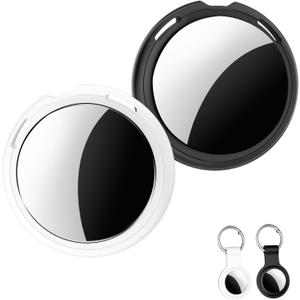 2025 [Apple MFi Certified] Pair with Apple Find My (iOS Only) Tracker Tags-2 Pack Bluetooth Smart Tracker Tag Key Finder Item Locator Waterproof Finder Worldwide Tracking for Key Wallet Bags Dog