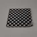 100 Sheets 12''x12'' Checkered Sandwich Wrap Wax Paper Dry Waxed Deli Paper Sheets Greaseproof Paper Food Paper for Home Kitchen, Picnics, Kids Meal, Barbecue, Restaurants (Black Checkered)