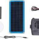 Solar Powered Heater For Chicken Coop, Dog Or Cat House, Small Greenhouse And Winter Car, Portable Heating Solution With Compact Design For Pets, Plants And Outdoor Spaces(A)