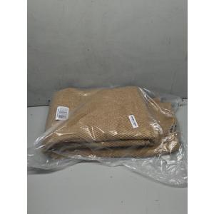 Softlife 5x7 Rugs for Living Room Faux Jute Area Rug Washable Modern Bedroom Rugs Large Non-Slip Farmhouse Floor Carpet for Dining Room Hallway Office Kitchen Entryway, Brown