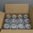 eleganttime Wide Mouth Mason Jars 32 oz with Lids and Bands Set of 12 Jars,Quart Large Glass Mason Jars with Airtight Lids,Great for Canning,Fermentation and Preservation