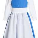 Belle Provincial Village Costume - Blue Princess Dress for Beauty and the Beast (12 Years)