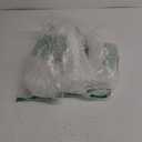 MyGift Clear Glass Apothecary Jars with Lid, Decorative Footed Vase, Candy Buffet Containers Set of 3