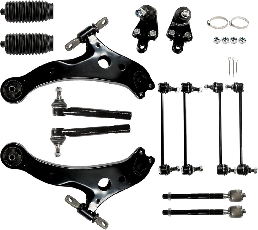 labwork 14Pc Front Suspension Kit Control Arms Replacement for Toyota Camry 2007-2011