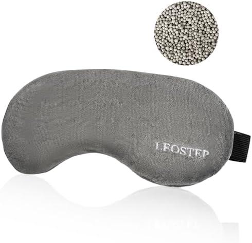 Weighted Eye Mask for Sleeping, Heated & Cold Sleep Masks for Women Men Dry Eyes, Eye Pillow for Dark Circles, Puffiness, Migraine