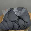 King Size, Dark Gray Alternative Down Comforter - Warm, Lightweight & Breathable Hotel Quality Bedding Set for Men, Women, Kids & Teens - All Season Oversized Cooling Microfiber Duvet Insert Comforter