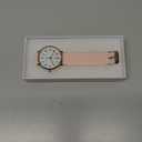 Nurse Watch for Women Waterproof Analog Silicone Watch with Second Hand Nursing Watch (Rose Gold)