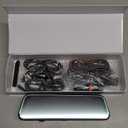 BY-J 10'' Rearview Mirror Camera with CarPlay&Andorid Auto,2K Mirror Dash Cam Front and Rear Backup Camera with Reverse Assist/Loop Record/G Sensor/Voice Control&Split Touch Screen