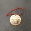 Nativity Scene Christmas Ceramic Ornaments, Jesus Ornament for Christianity Gift, Birth of Christ, Decoration for Christmas