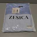 ZESICA Women's Long Sleeve Midi Dresses 2026 Fall Square Neck Swing A Line Wedding Guest Evening Prom Dress (Blue, L)