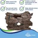Aquascape Faux Log Fish Cave for Pond, Koi Predator Control | 78324