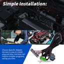 Chassis Specific Adapter Harness(1PCS) Compatible with 1988 1989 1990 1991 EF CRX,for Acura Honda H/F/B/D Series Engines