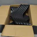 DEDU Suit Hangers for Men 20 Pack, Extra Wide Suit Hanger Non Slip Width 17.7", Thick Plastic Coat Hangers Black with Metal Hook