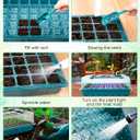 Seed Starter Tray with Grow Lights and Heat Mat, 3-in-1 Soil Meter, 80-Cell Seed Growing Tray, Germination & Plant Propagation Station for Indoor Plants 2-Pack
