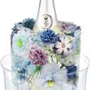 Ice Molds, Ice Bucket, Ice Mold Wine Bottle Chiller, DIY Champagne Cocktails Clear Bucket Freezer Chiller, Any Floral or Fruits Decoration for Party, Wedding and Celebration, Beautiful with Creative
