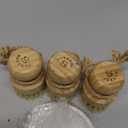 Bamboo Dish Scrub Brushes,Kitchen Wooden Cleaning Scrubbers Set for Washing Cast Iron Pan/Pot, Natural Sisal Bristles, Set of 3 (Regular size)