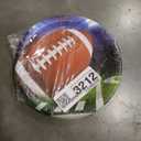 Creative Converting 331933 Football Party Dinner Plates Brown