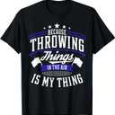 Winter Guard Color Guard Gift design Throwing Things Joke T-Shirt Small