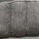 Dog Bed for Large Dogs, Dog Mattress with Pillow for Crate Kennel, Sofa pet Bed, Super Soft pet Bed for Medium, Jumbo, Small Dogs Breeds (Grey, XX-Large:(46"x30"x4")