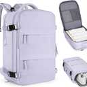 Carry On Backpack Personal Item Travel Backpack For Women Airline/Flight Approved Waterproof Sports Luggage Casual Daypack Small Hiking Backpack Purple, Standard