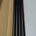 Umbra 1014401-111 Cappa Double Curtain Rod - Modern Telescopic Curtain Rod 66-120 (Brushed Black)