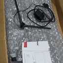 GTRACING 55 Inch Gaming Desk with LED Lights & Power Outlet, Computer Gamer Desk with Monitor Stand, Ergonomic Carbon Fiber Gaming Table Home Office Desk with Headphone Hook & Mouse Pad (Black)