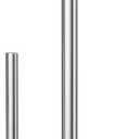 Stainless Steel Paper Towel Holder Stand for Kitchen Countertop and Bathroom, Upright Kitchen Paper Towel Holder for Large and Standard Rolls(Silver)