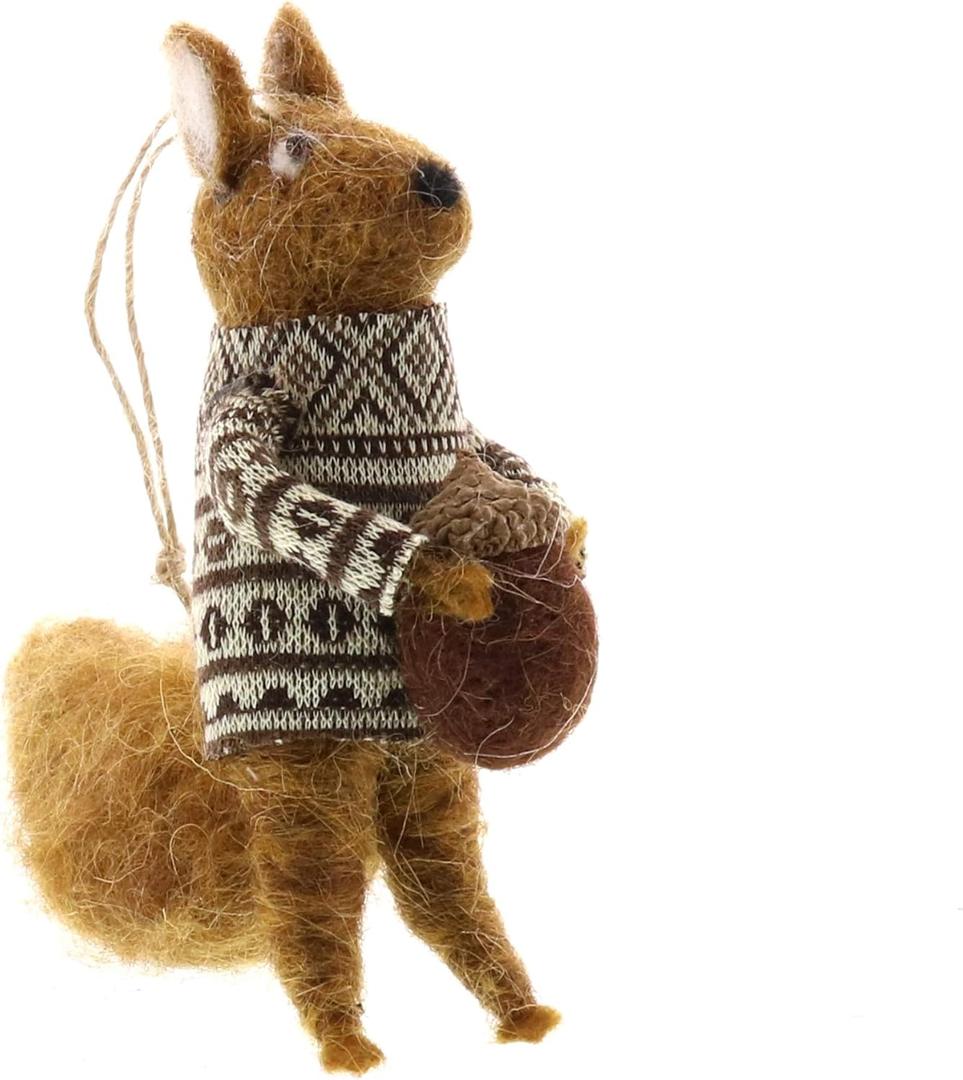 HomArt Felt Squirrel with Nut