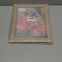 OMISHE Wood 8x10 Picture Frame with Decorative Beads for Wall Hanging or Tabletop, Boho Rustic Handcrafted 8 x 10 Frame with Shatter Resitant Plexiglass, Natural