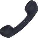 Retro Phone Handset with Wireless Bluetooth and USB Handsets for Cell Phones Radiation-Proof Comfortable Call (Black)