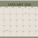 2026-2027 Magnetic Fridge Calendar - January 2026 Until June 2027 - The Perfect Monthly Refrigerator Calendar With Minimal Designs for Organizing, 8.5" x 11", Cyan