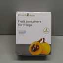 5 PCS Large Fruit Containers for Fridge - Leakproof Food Storage Containers with Removable Colander - Dishwasher & microwave safe Produce Containers Keep Fruits, Vegetables, Berry, Meat Fresh longer