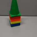 Soccer Cones (7 Inch 25 Pack), Agility Training Sports Cone Plastic with Carry Bag for Kids Football Basketball Drills Field Markers,